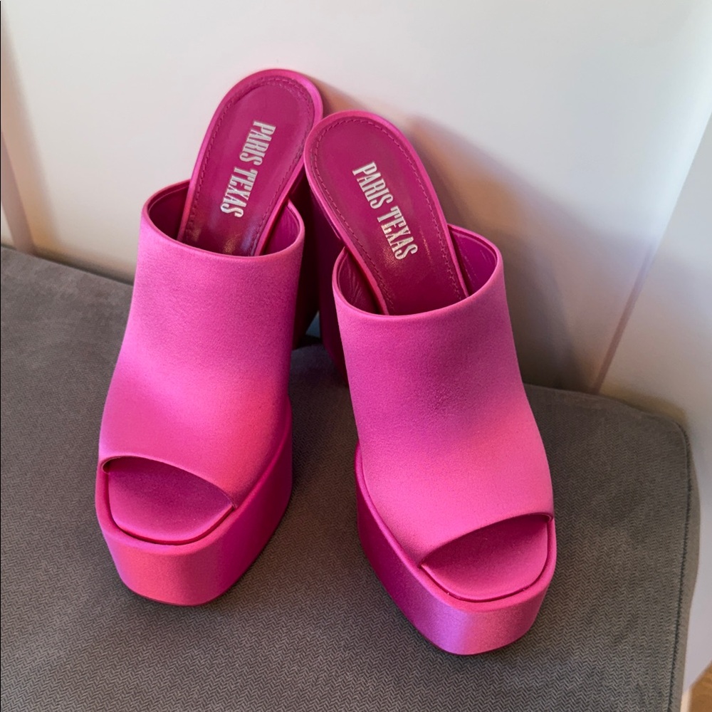 Paris Texas 'Flamingo' High Sandals - Flawless Condition Never Worn - Size 37.5